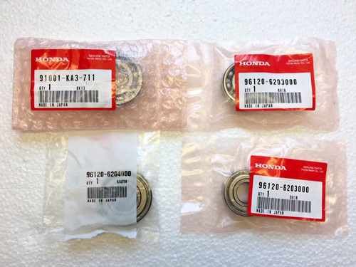 Honda rs125 nx4 set cuscinetti - honda,