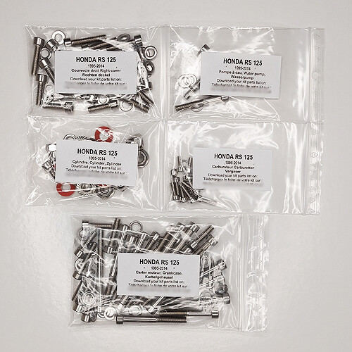 Honda 125 1995 2014 kit - rs,